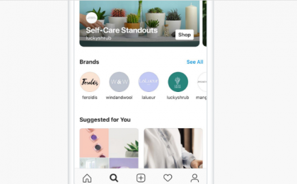 instagram shop sugeridos